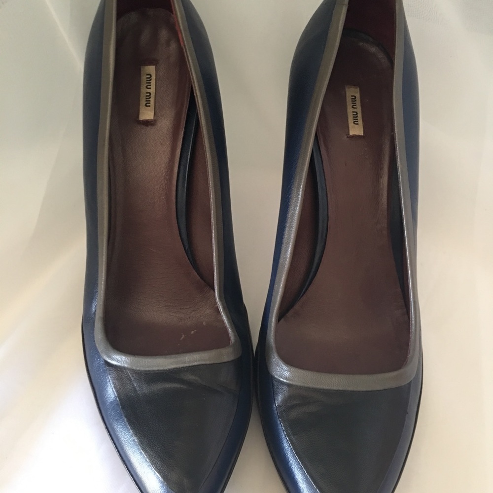 Miu Miu Prada avant- garde high heel pumps 40